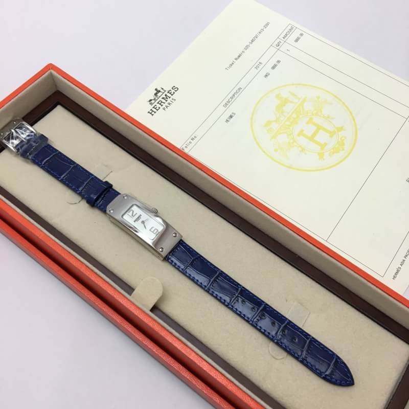 นาฬิกา hm women watch สายลายหนังจระเข้