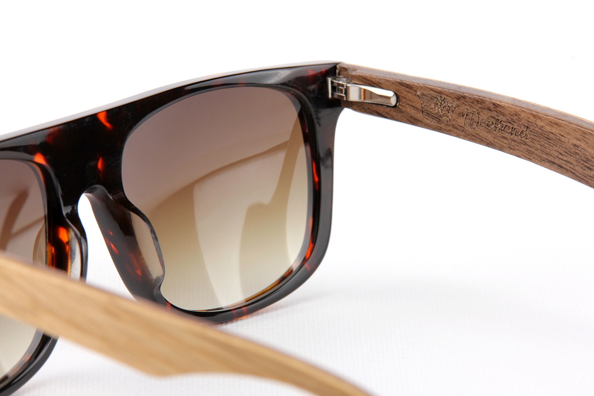 แว่นกันแดดขาไม้ Weekend Duet Collection Berlin Havana (Light)