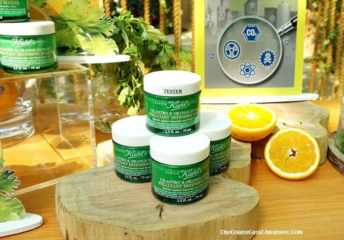 (ลดมากกว่า 42% 100mL Mfg10/16) Kiehl's Cilantro & Orange Extract Pollutant Defending Masque 100mL มาส์กที่ช่วยฟื้นบำรุงและปกป้องผิว ปลอบประโลมผิวที่ได้รับความเสียหายจากมลภาวะ