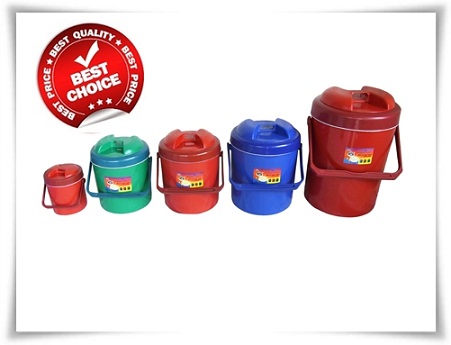 P00165 กระติกน้ำ 9 ลิตร (27*27*34 cm) (ราคาขายส่งต่อ 1 โหล: 12 ใบ)