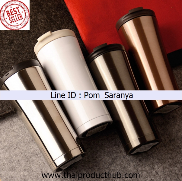 W71-081-CP-011_สแตนเลสแก้ว , กระบอกน้ำ , ขวดน้ำ , ของพรีเมี่ยม , ของที่ระลึก