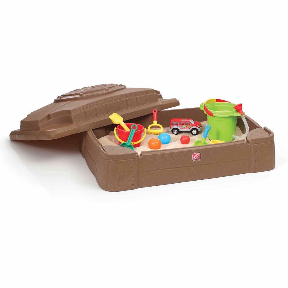 กล่องเก็บทรายพร้อมฝาปิด Step2 Play & Store Sandbox