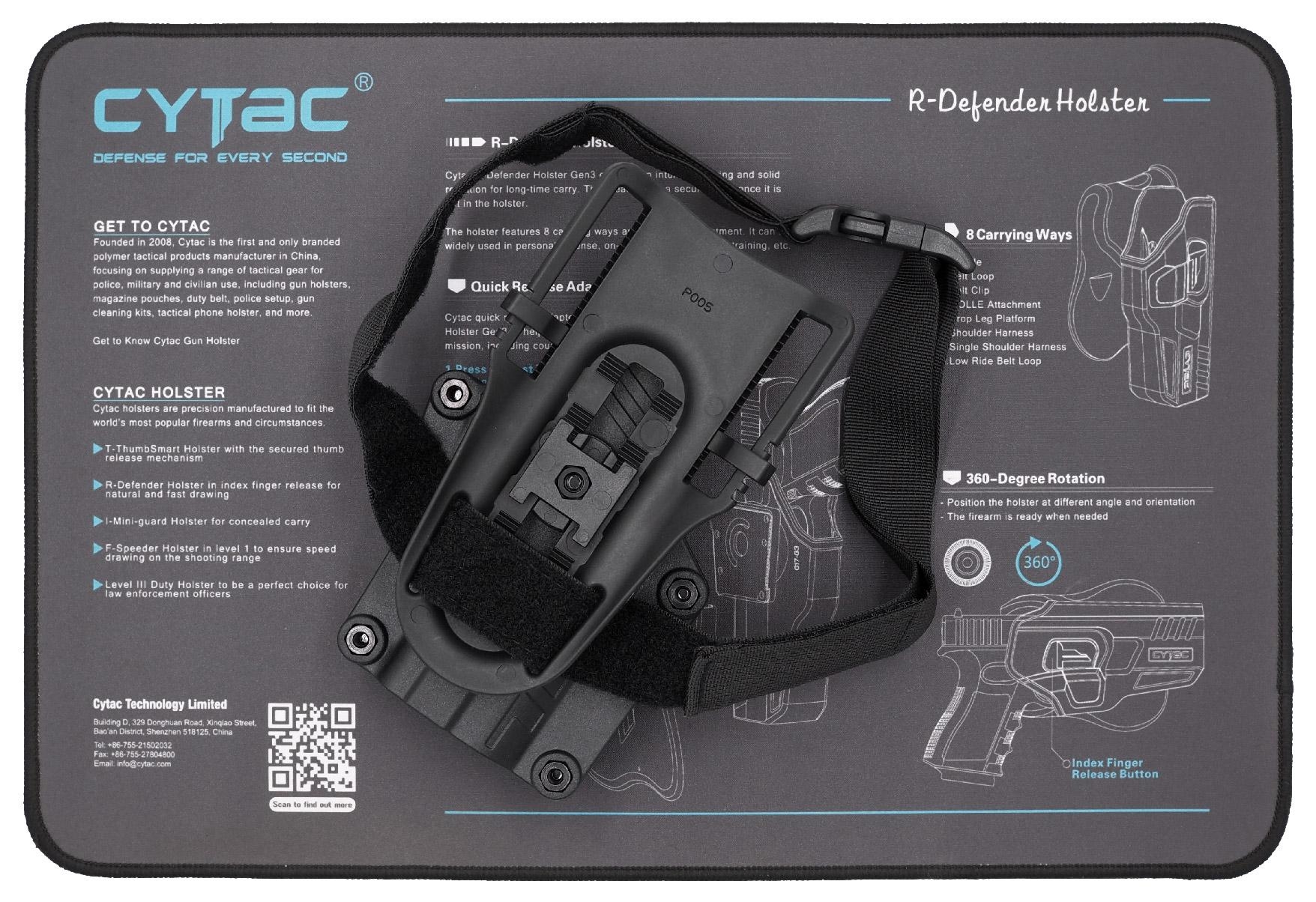 CYTAC thailand ซองพกนอก Megafit Gen2 + เพลทลดต่ำ Cytac