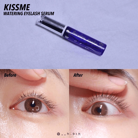 Kiss Me Heroine Make Eyelash Serum 5.5g เซรั่มบำรุงขนตาจากญี่ปุ่น ปราศจากความมัน ช่วยให้ขนตาแข็งแรง ไม่หลุดร่วงง่าย ใช้อย่างต่อเนื่องเพื่อขนตาที่ยาวขึ้นและดกดำขึ้นได้เลยค่ะ