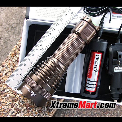 ชุดเซ็ตไฟฉาย Rich Vulcan รุ่น All 918 Cree XM-L T6 5-Mode 1000LM White LED Flashlight w/ Strap (1 x