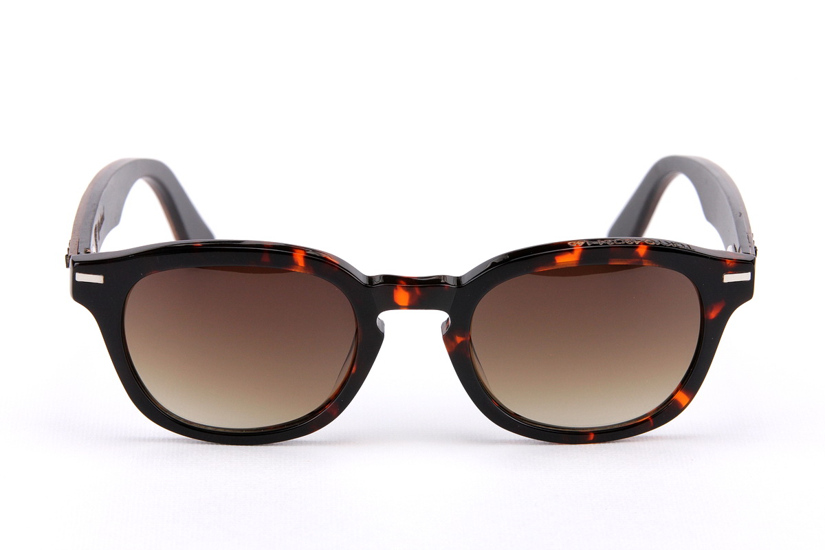 แว่นกันแดดขาไม้ Weekend Duet Collection Tokyo Havana (Dark)