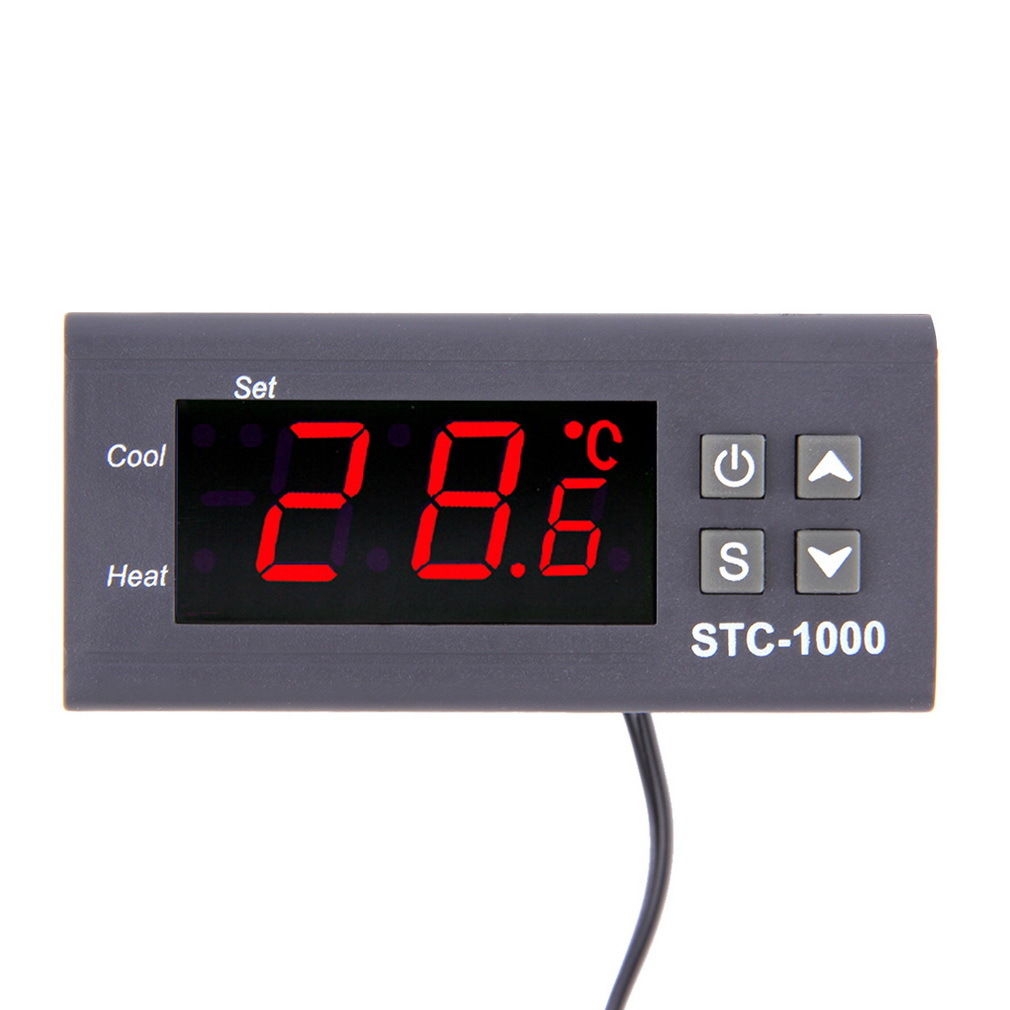 เครื่องควบคุมอุณหภูมิ STC-1000 Temperature Controller Thermostat Aquarium STC1000 Incubator Cold