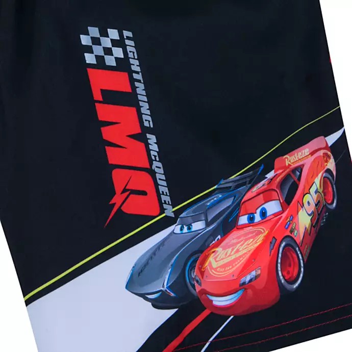 ชุดว่ายน้ำแบบแยกชิ้นสำหรับเด็ก Disney Lightning McQueen Rash Guard and Swim Trunks for Boys