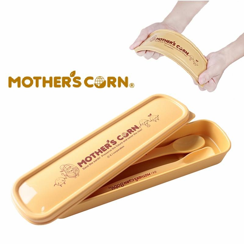 ชุดช้อนป้อนอาหาร Step1 & Step2 จากข้าวโพดปลอดสารพิษพร้อมกล่องบรรจุ Mother's Corn Baby Feeding Spoon Set