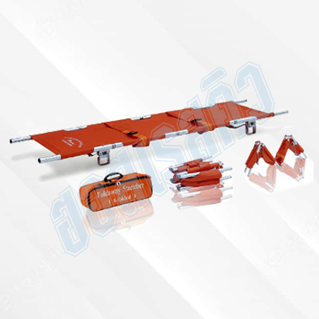 เปลสนามพับ 4 ตอน-Aluminium Alloy 4-Folding Stretcher "EMSS" รุ่น : HB-787