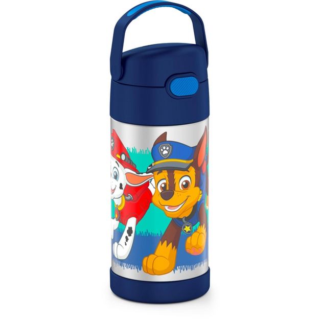 กระติกน้ำสเตนเลสรักษาอุณหภูมิ Thermos Paw Patrol FUNtainer Vacuum Insulated Stainless Steel Bottle 12OZ with Bali Handle (Boy)