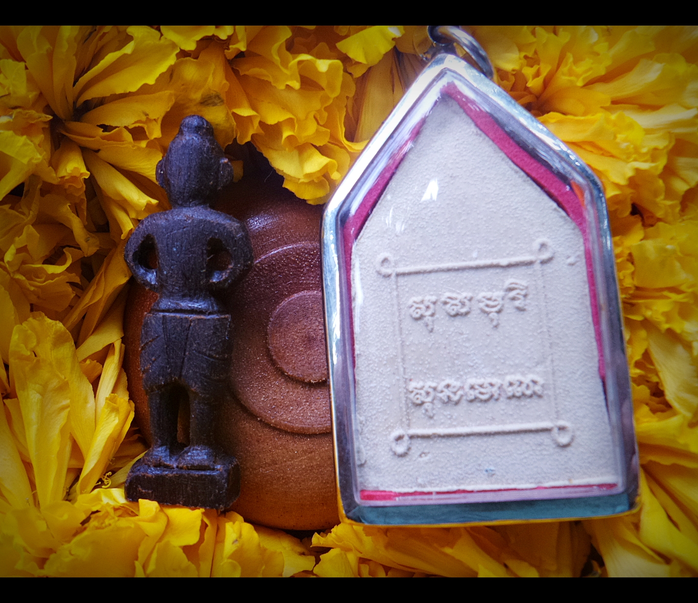 กุมารทองเทพฤทธิ์ (กุมารเทพอสูรน้อย) ไม้แกะ รุ่น5 #รับประกันแท้ - สำนัก อ.กฤษณะ ธเนศไพศาล สํานักไสยเทวะ