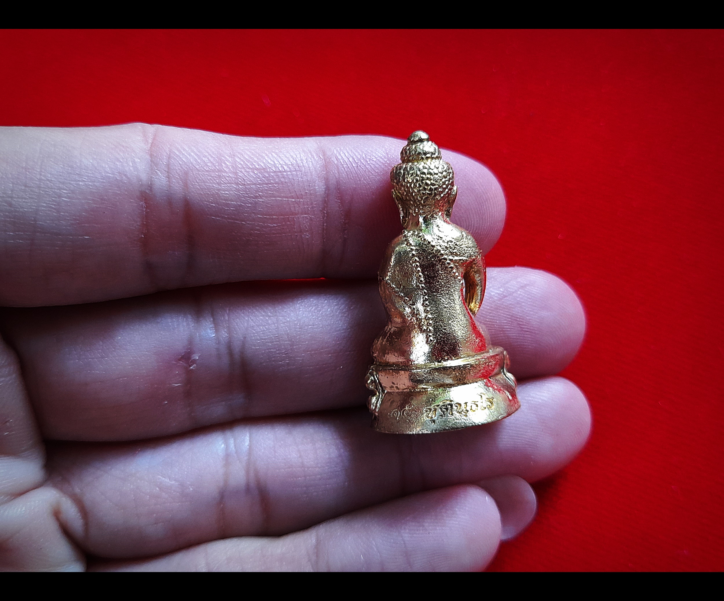 พระกริ่ง หลวงพ่อกวย ชุตินฺธโร (ฉายา "ชุ-ติน-ธะ-โร" ของ หลวงพ่อกวย แปลว่าผู้ทรงไว้ซึ่งความรุ่งเรือง ) รุ่นแรก เนื้อทองลำอู่+เนื้อชนวน (ชุดกรรมการ) ปี2565 #รับประกันแท้ - หลวงพ่อกวย วัดโฆสิตาราม