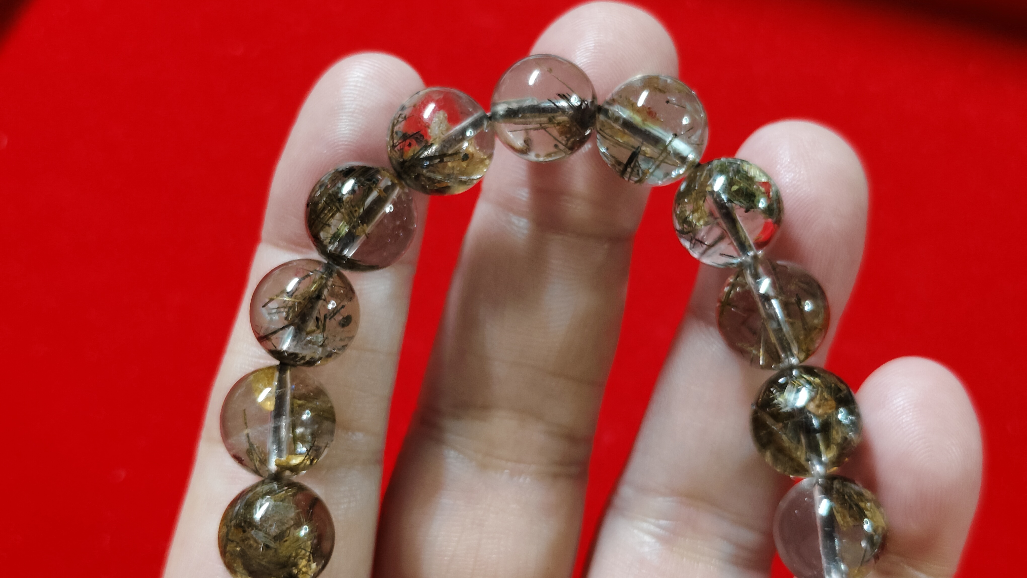 #ข้อมือหินไหมเศรษฐี รหัสbh-0012