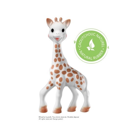 ยางกัดยีราฟโซฟีพร้อมถุงผ้า Sophie la Girafe Once Upon a Time Sophie and Her Pouch