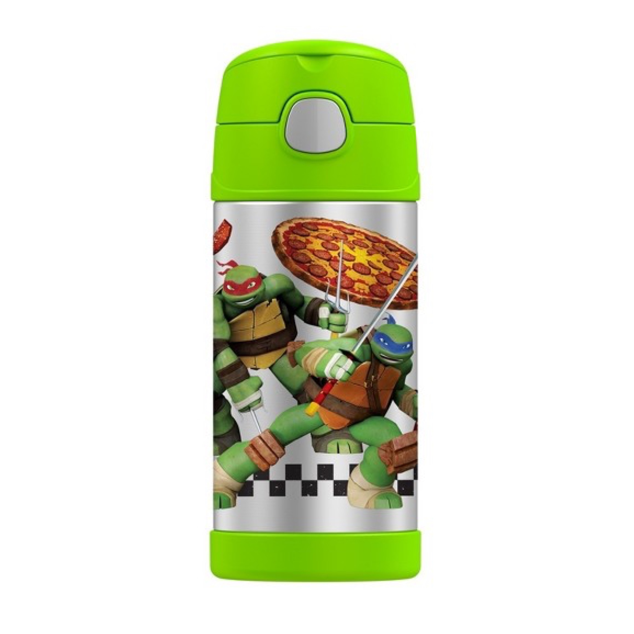 กระติกน้ำสเตนเลสรักษาอุณหภูมิ Thermos FUNtainer Vacuum Insulated Stainless Steel Bottle 12OZ (Teenage Mutant Ninja Turtles)