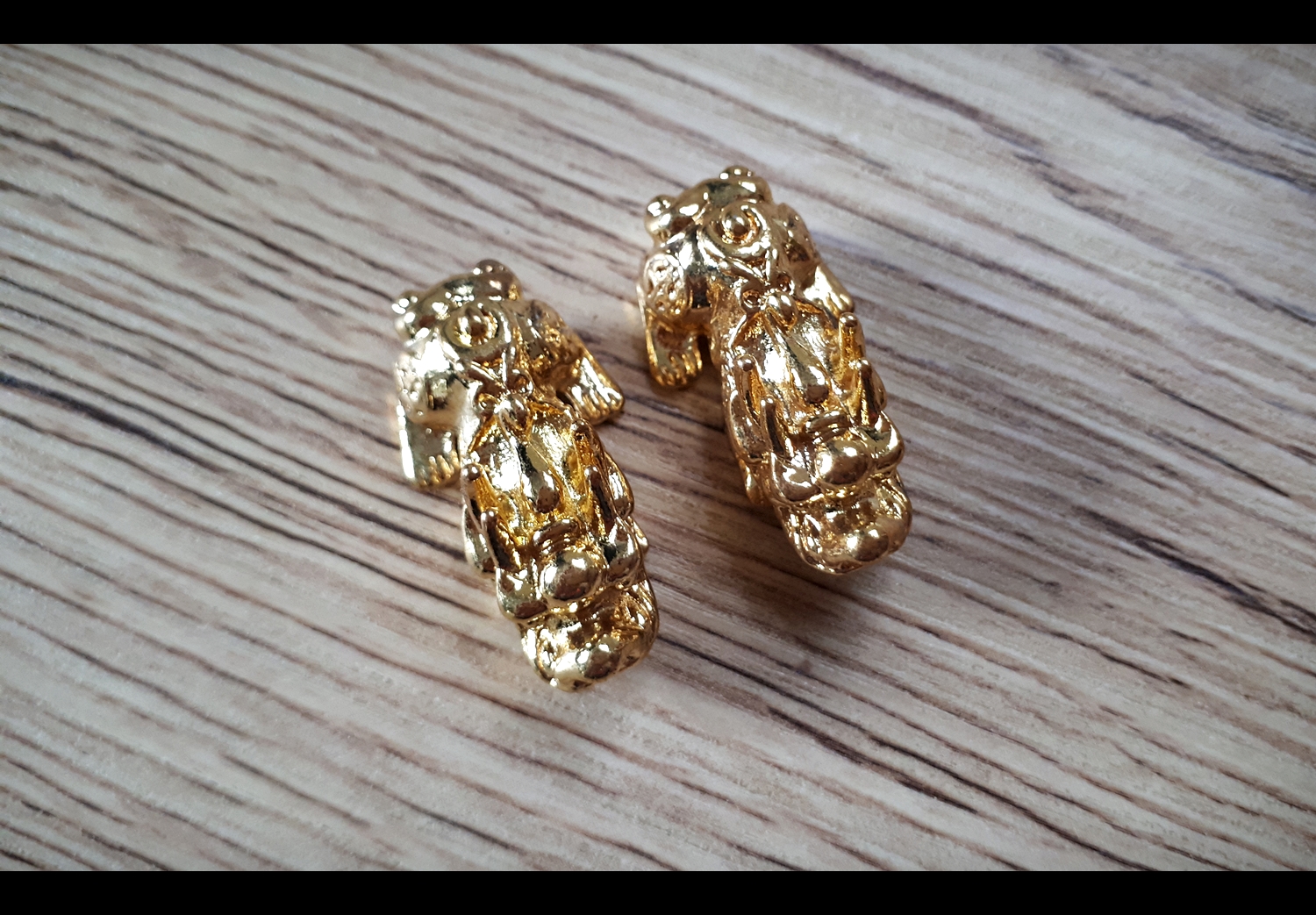 ปีเซียะ เนื้อโลหะทองเหลืองชุบทอง (ขายปลีก ขายส่ง)