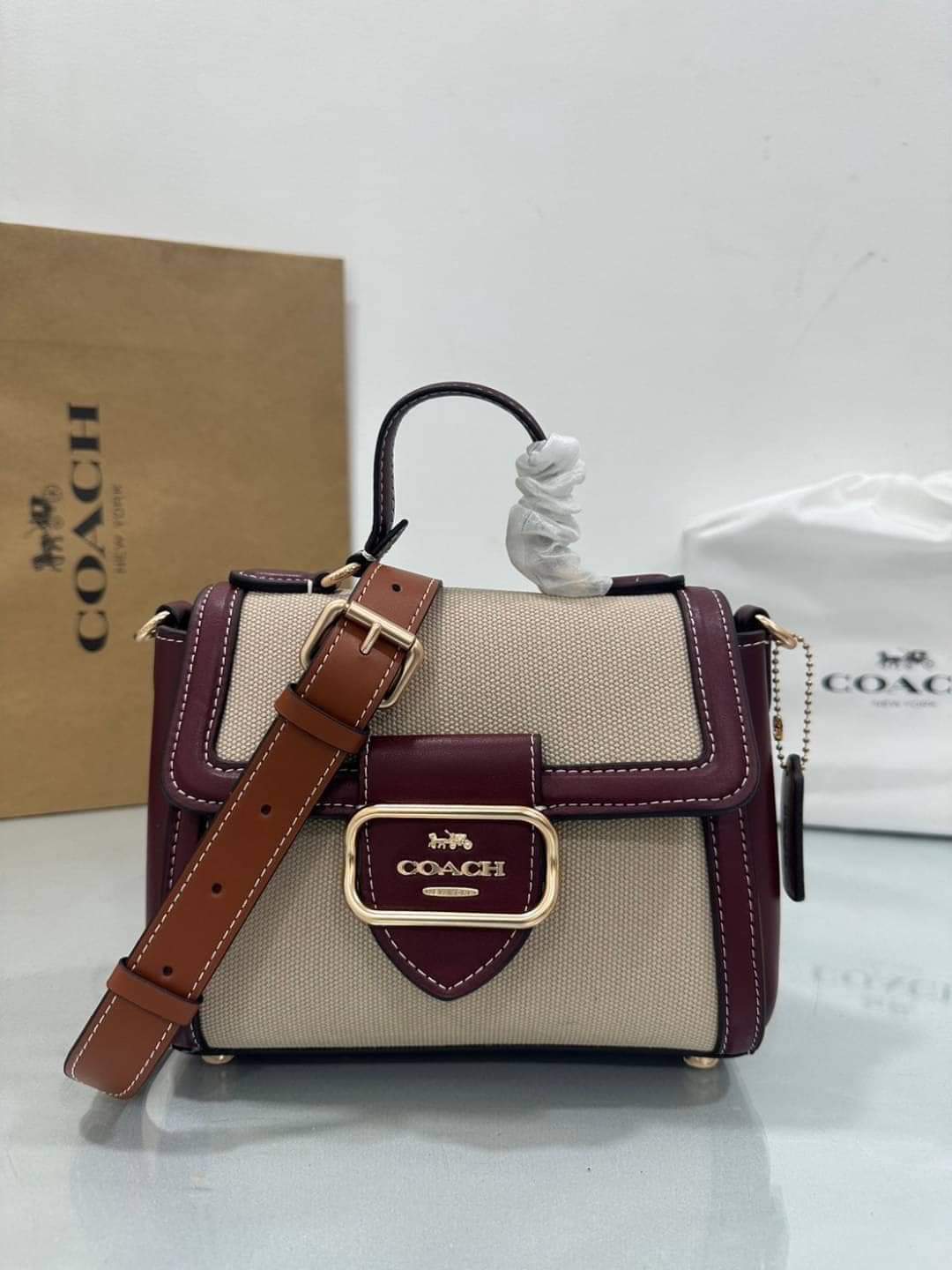 Coach MORGAN TOP HANDLE SATCHEL (COACH CH142)