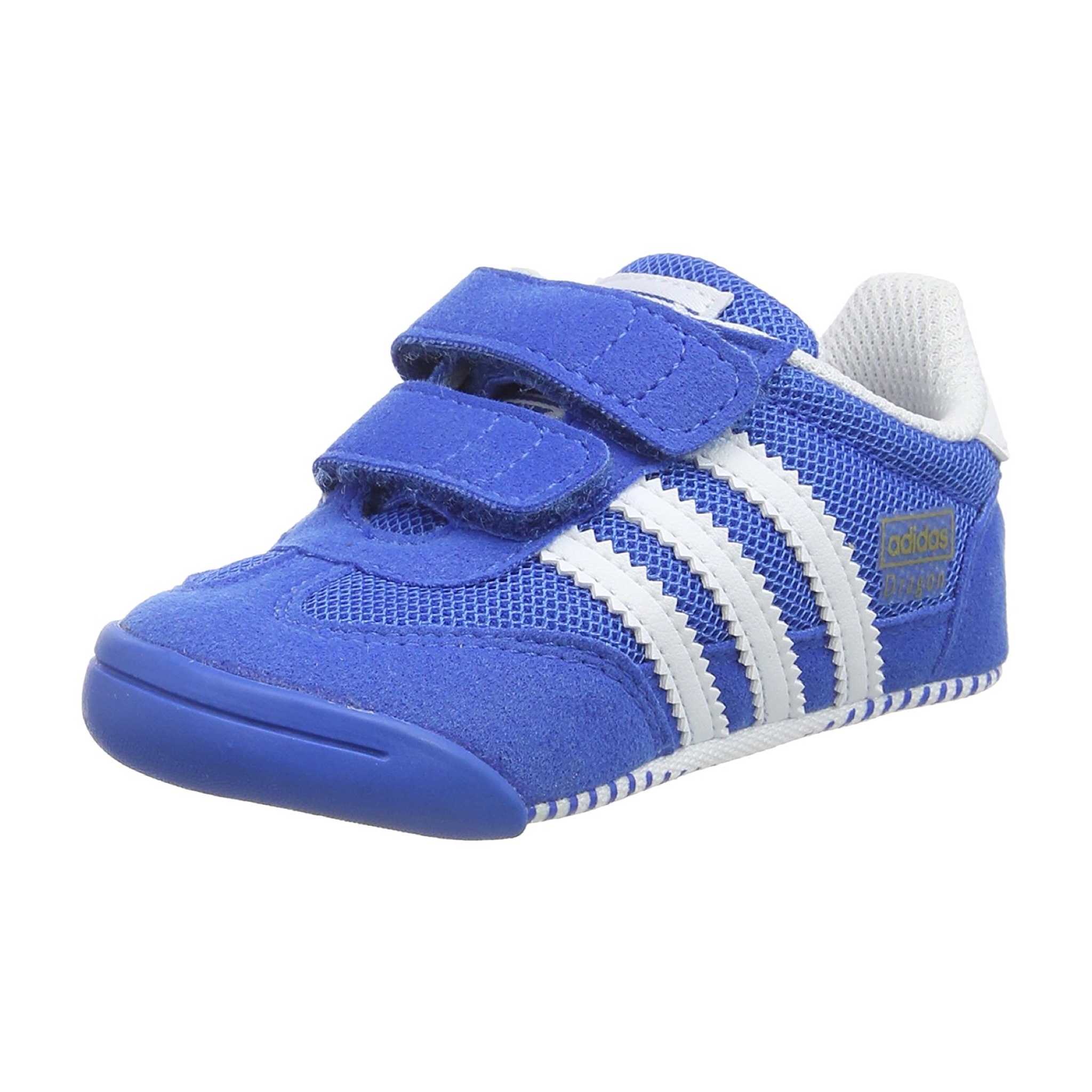 รองเท้าสุดนุ่มสำหรับเบบี๋ Adidas Dragon L2W Crib - Blue (UK3)