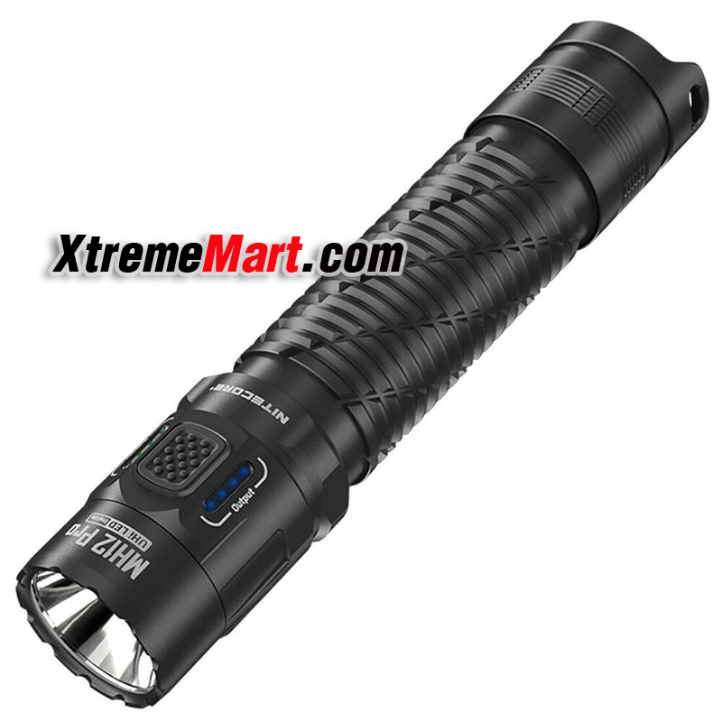 ไฟฉาย Nitecore MH12 Pro Multi-Task Hybrid series LED NiteLab UHi 40 LED แสงขาว 3300 ลูเมน USB-C Rechargeable พร้อมแบตเตอรี่ 21700 x1ก้อน
