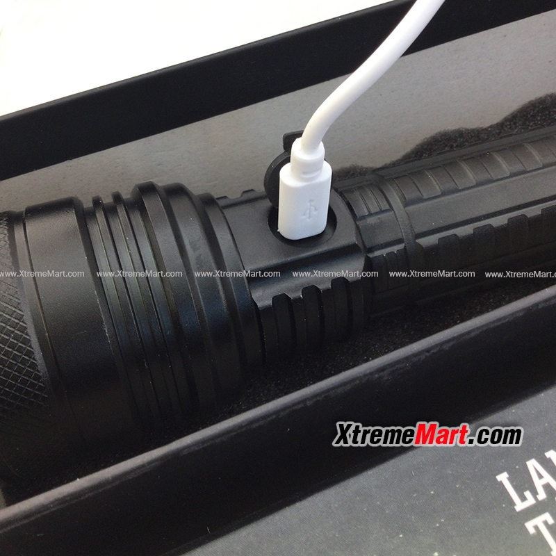 ชุดเซตไฟฉายซูม Ultrafire Hi-Power XML T9 69000W 3Mode 2x18650 LED Flashlight