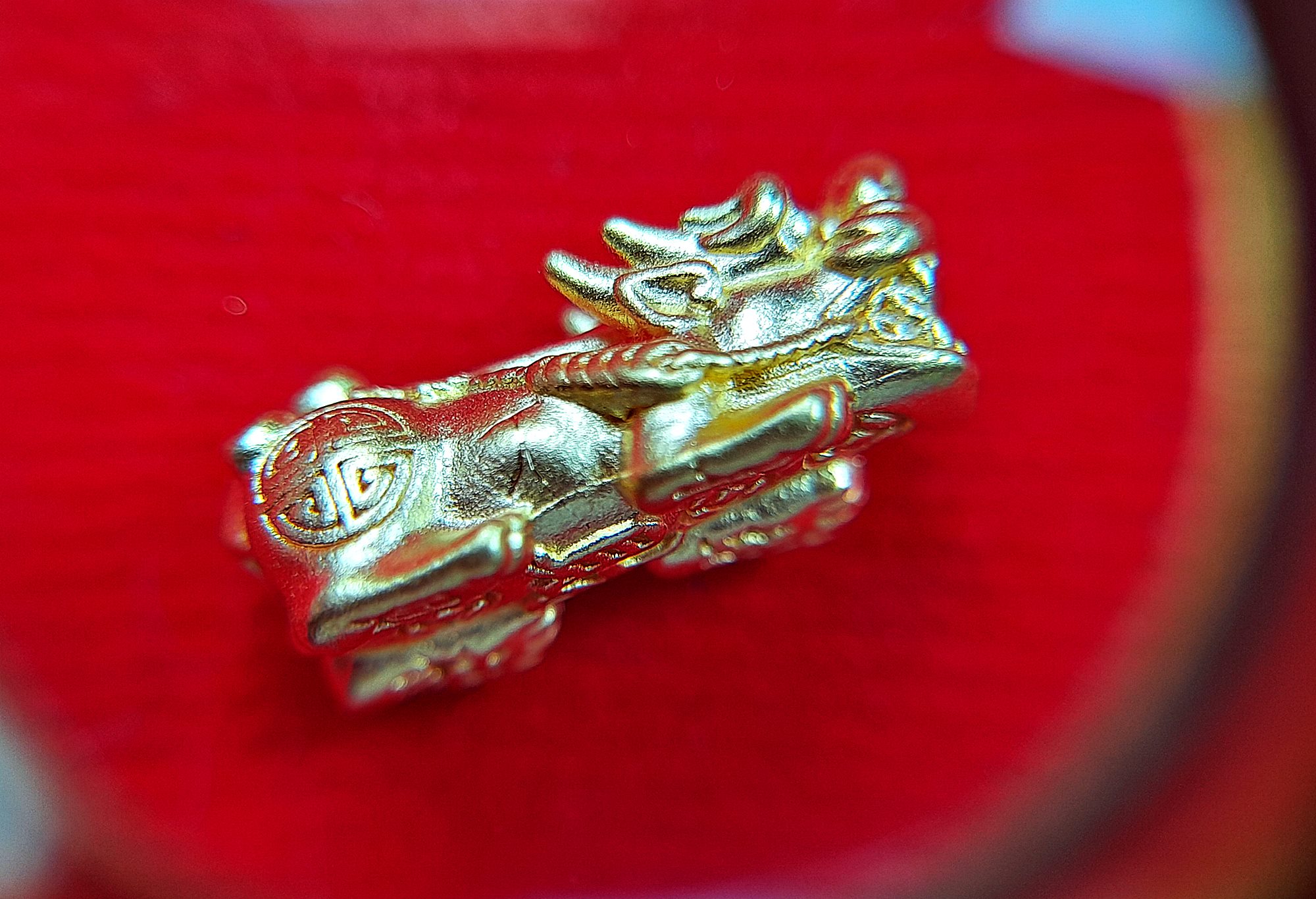 ปี่เซี๊ยะ รุ่นแรก เนื้อทองคำแท้ ตอกโค็ดจี้กง ปี2564 #รับประกันแท้