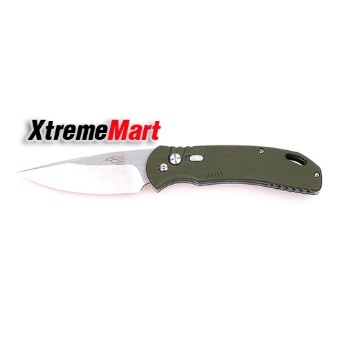 มีดพับ GANZO Firebird F7582-GR Folding Knife Button Lock (ด้ามสีเขียว)