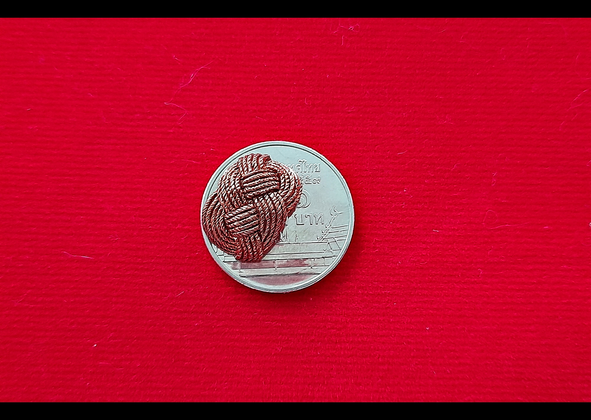 บ่วงบาศ(เชือก ผ้าพันคอ) ท้าวอาฬวกยักษ์ (ขนาดเล็กพกพา หัวแหวน) บูชาไหว้ครู ปี2563 - #รับประกันแท้ - หลวงพี่เก่ง วัดท่าเสา