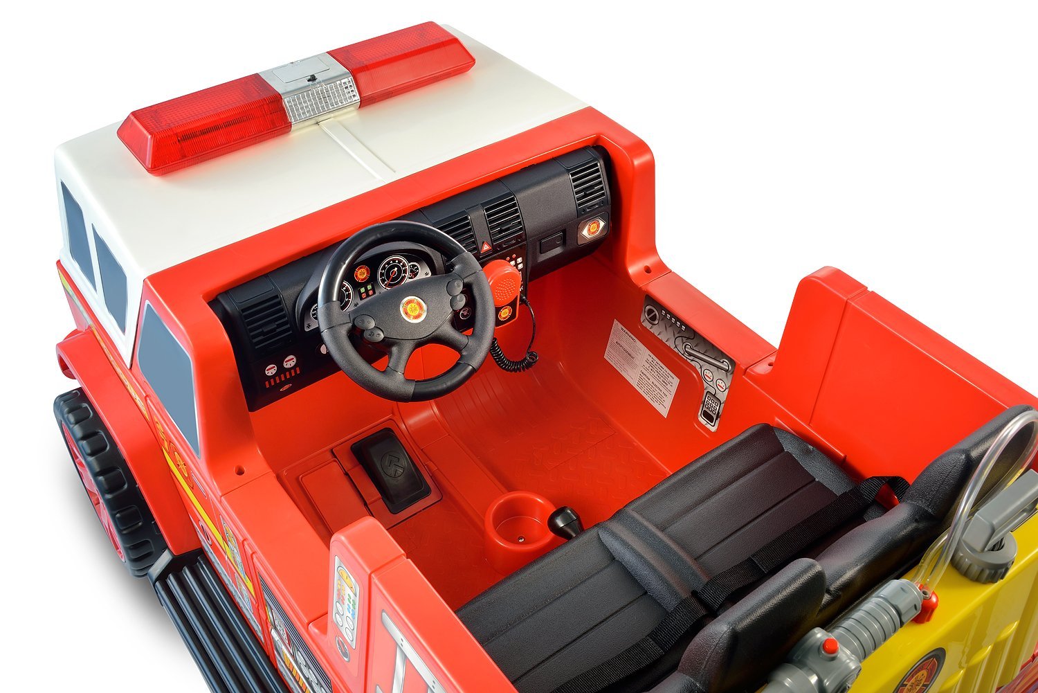 รถดับเพลิงแบตเตอรี่ Kid Motorz Fire Engine 2-Seater 12-Volt Ride-On