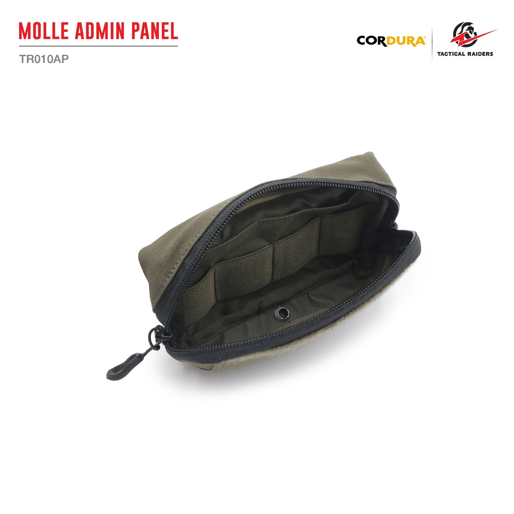 🇹🇭⫸ กระเป๋าเสริมติดเวส Molle Admin Panel [ TR010AP ] ( Tactical Rider )