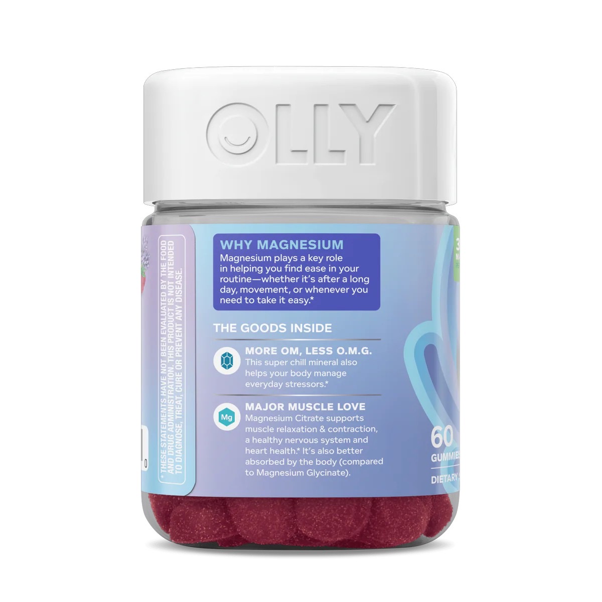 แมกนีเซียมชนิดกัมมี่ OLLY Relaxing Magnesium