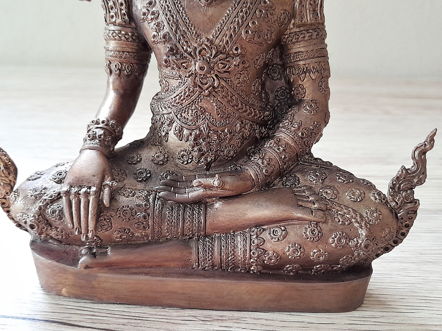 รูปหล่อ พระพุทธรูป สมเด็จองค์ปฐม ทรงเครื่องจักพรรดิ์ ปางพระนาคปรก (พระพุทธวิโมกข์มุนี หน้าตัก 5นิ้ว) ปี2560 #รับประกันแท้ - หลวงพ่อหนุน วัดพุทธโมกข์