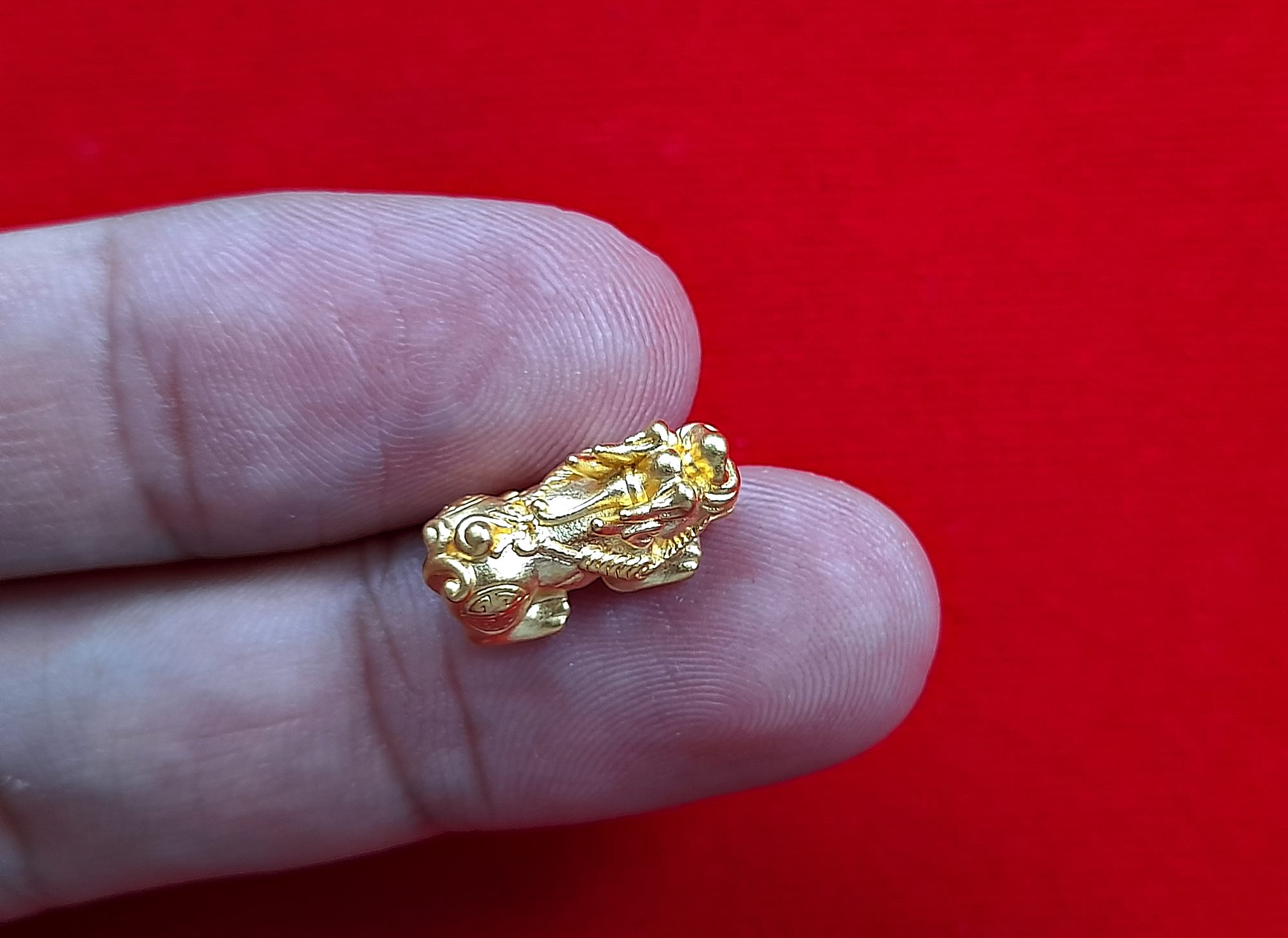 ปี่เซี๊ยะ รุ่นแรก เนื้อทองคำแท้ ตอกโค็ดจี้กง ปี2564 #รับประกันแท้