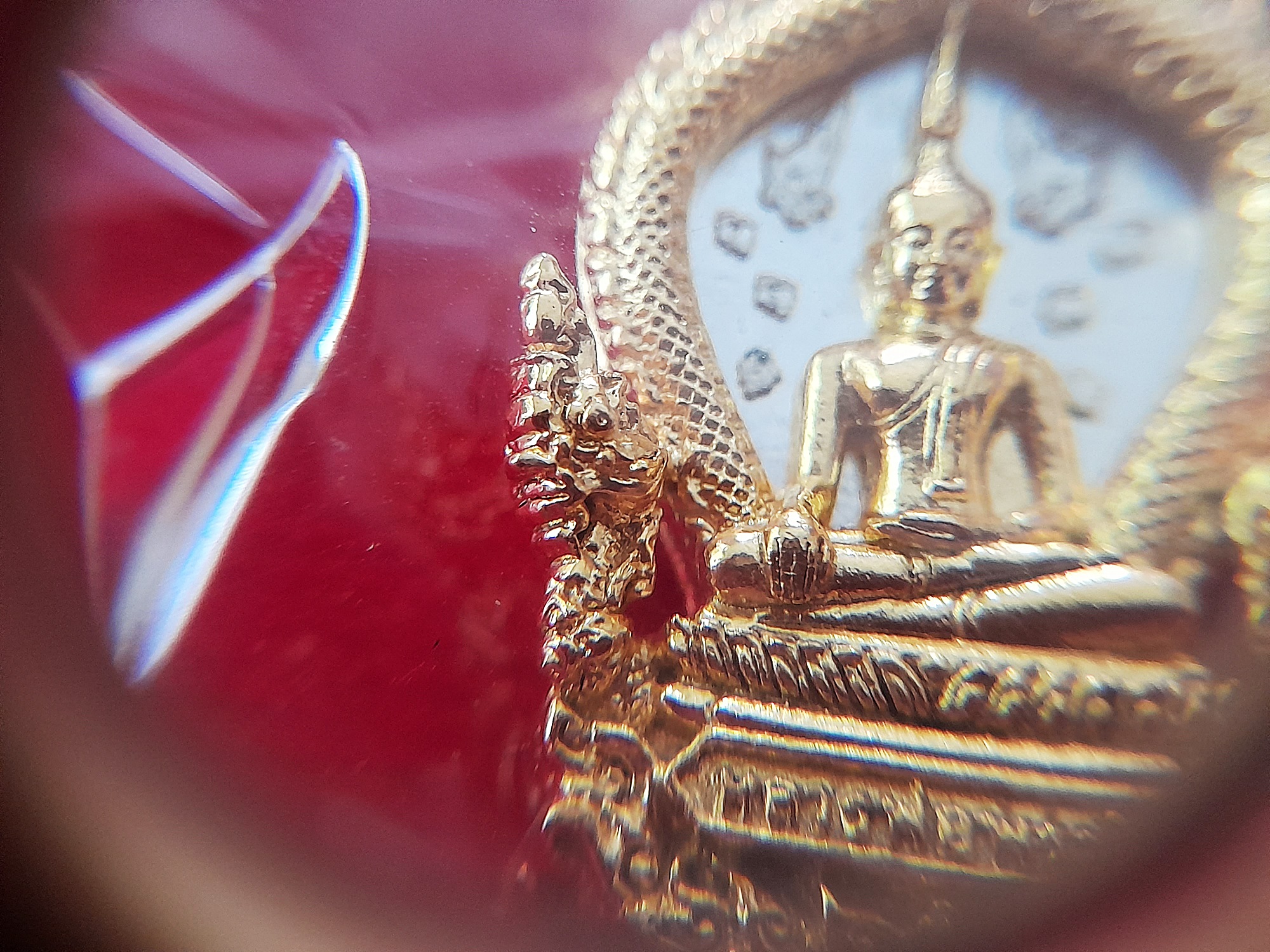 เหรียญ หลวงพ่อพระใส หนองคาย เนื้อทองคำ หลังเงิน ปี2558 #รับประกันแท้