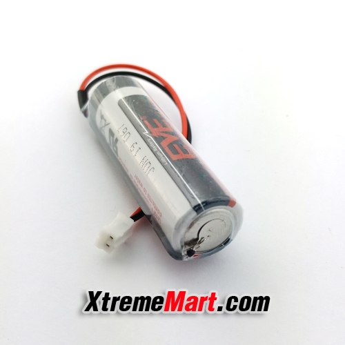แบตเตอรี่ EVE ER14505 3.6V AALithium battery มีสาย ขั้วสีขาว