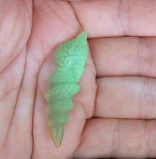 นาคเกียว แกะสลัก หินเรืองแสง สูง1.5นิ้ว (ขายปลีก ขายส่ง)