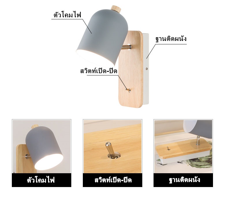 ชิ้นส่วนของโคมไฟ