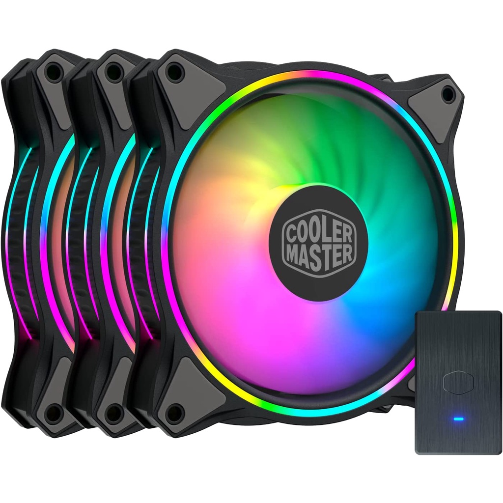 FAN Cooler Master MasterFan MF120 Halo MF120 Halo 2 Duo-Ring ARGB Lighting 120mm #coolermaster