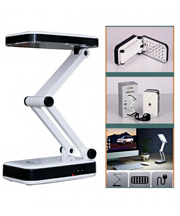 โคมไฟตั้งโต๊ะLEDชาร์จไฟได้ในตัวรุ่นLED-666