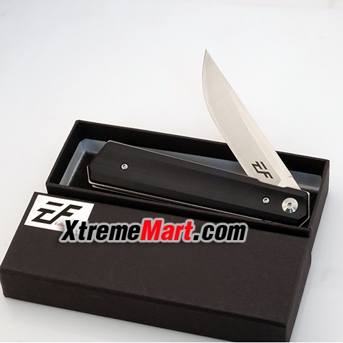 มีดพับ Eafengrow EF56 ด้ามดำ 58-60HRC 9Cr Blade G10 Handle Folding knife Survival Camping tool tactical edc outdoor