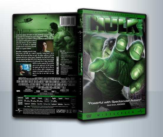 THE HULK เดอะฮัล์ค มนุษย์ตัวเขียวจอมพลัง ( 1 DVD )