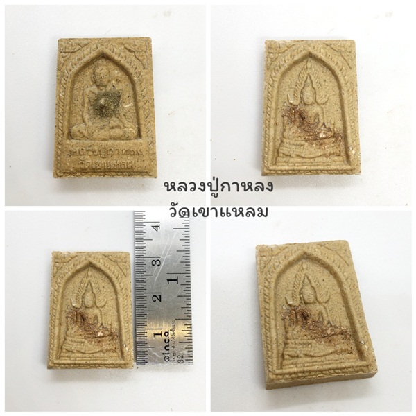 .พระผงหลวงปู่กาหลงพิมพ์หลังพระพุทธชินราช หลวงปู่กาหลงเขี้ยวแก้ว วัดเขาแหลม ปี 2552