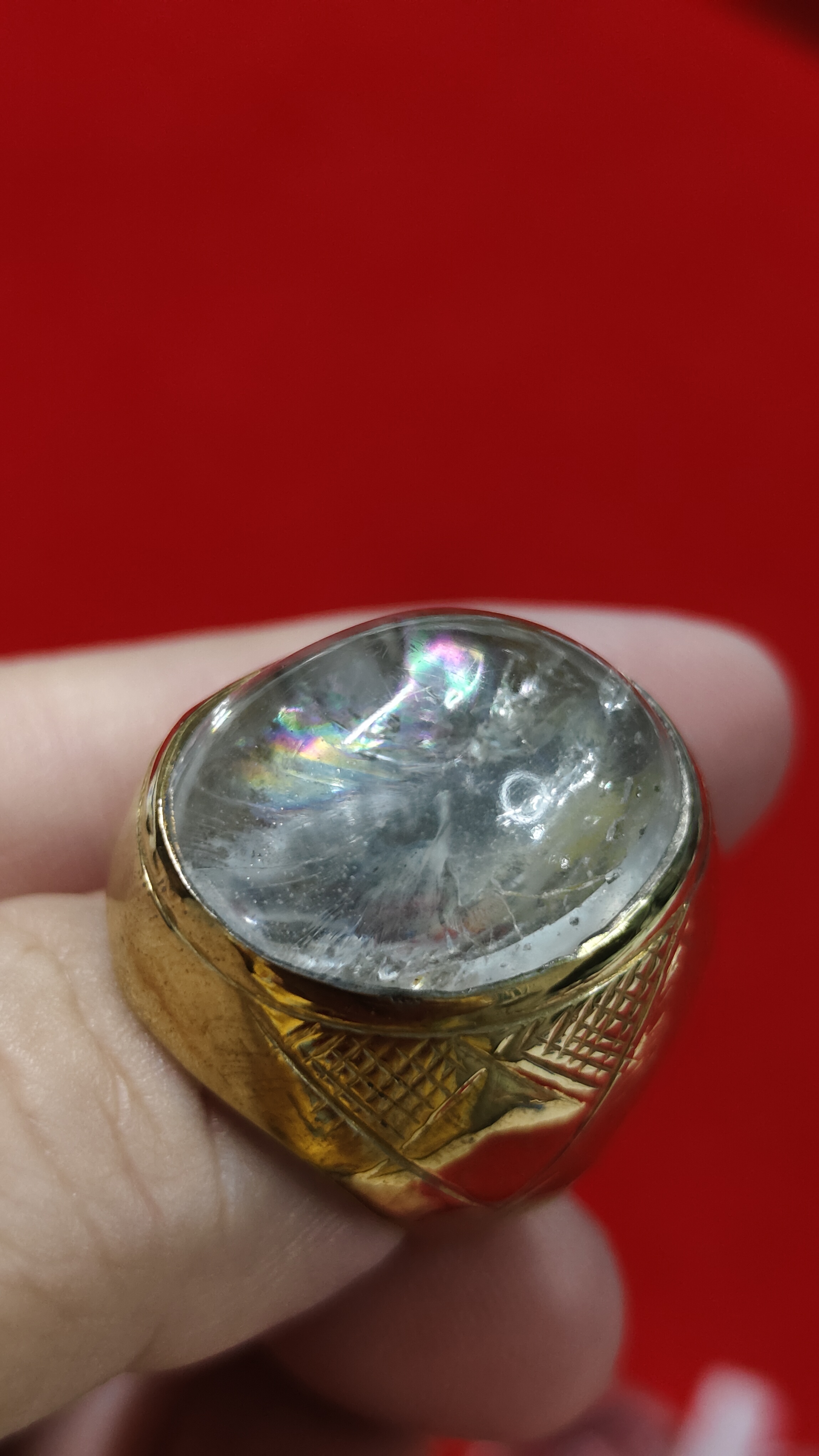 #แหวนแก้วโป่งข่าม รหัสR-0074