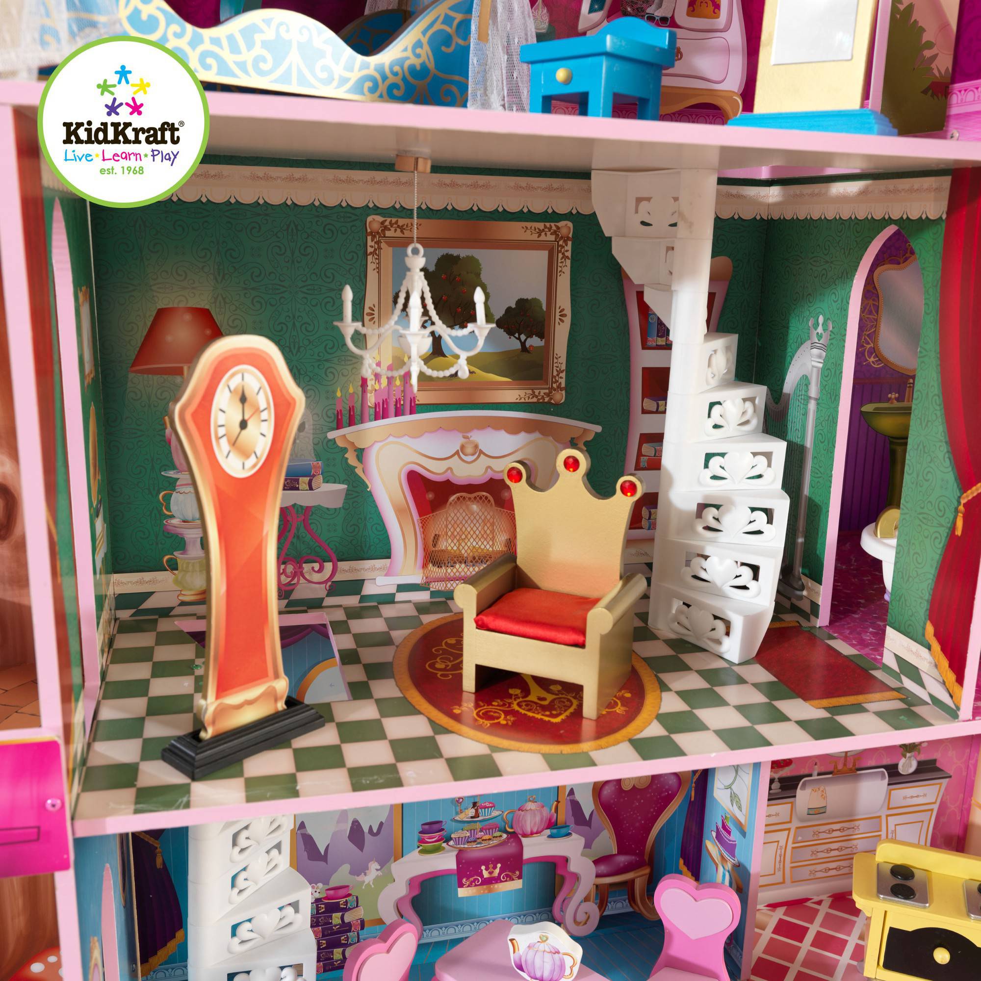 บ้านตุ๊กตาแสนหวาน KidKraft Storybook Wooden Mansion Dollhouse
