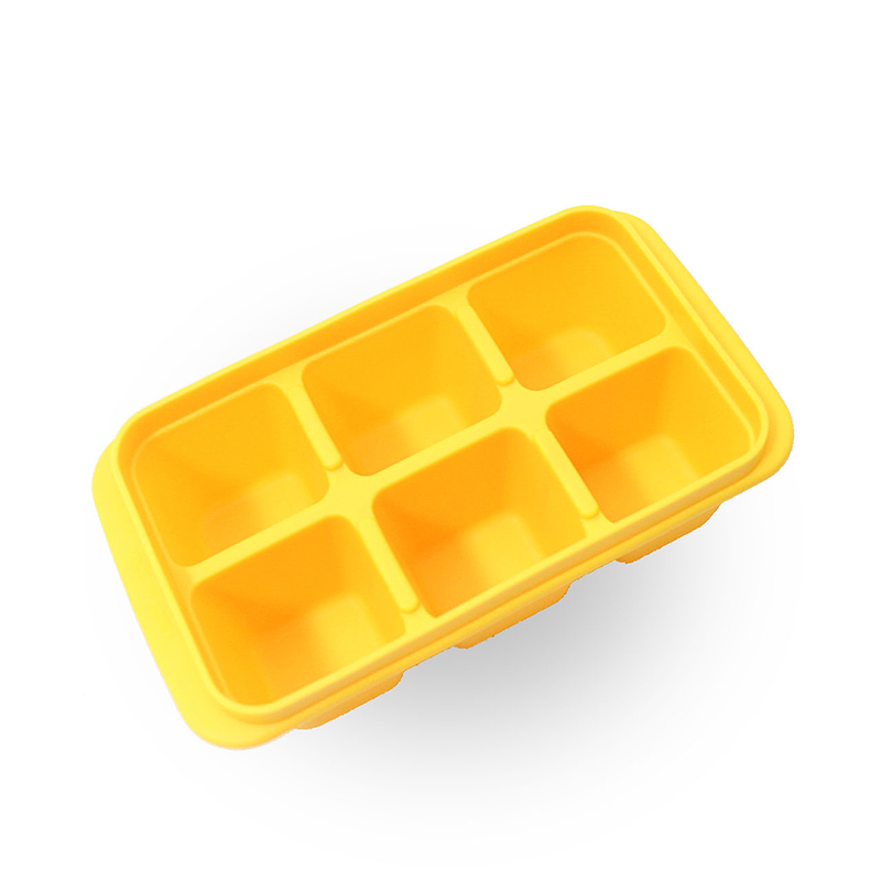 กล่องซิลิโคนสำหรับแช่แข็งอาหารพร้อมฝาปิด Mother's Corn Kitchen Silicone Freezer Cubes