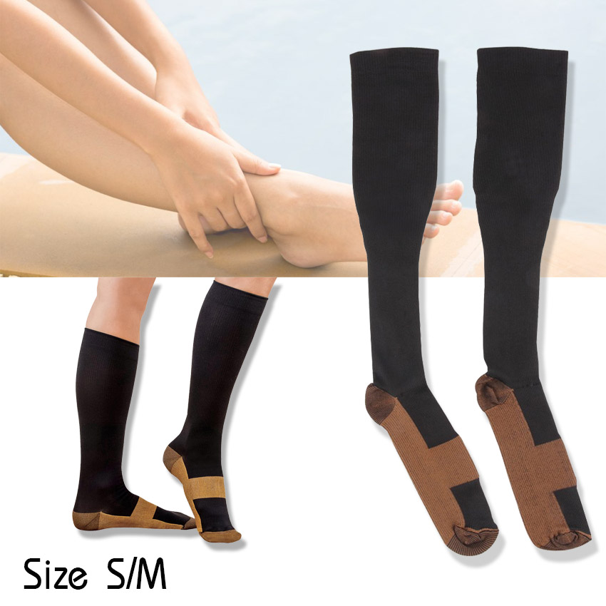 Elit ถุงเท้าบรรเทาอาการปวดเมื่อย Miracle Copper Socks