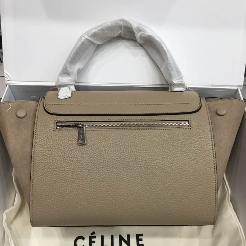 กระเป่า celi trapeze small tote bag 10 นิ้ว สีเทา พร้อมกล่อง