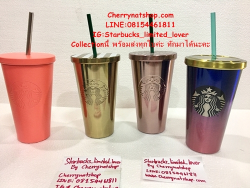 #Starbucks USA Limited Cold Cup 16oz สีเขียวประกายม่วงรุ้งวาวสวยมากๆคล้ายสีปีกแมลงทับ หายากไม่มีในไทย