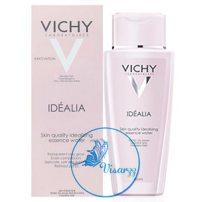 (Exp.07/17) Vichy Idealia Skin Quality Idealizing Essence Water 200mL เอสเซนส์สูตรน้ำบำรุงผิวหน้า เพื่อผิวนุ่ม ชุ่มชื่น เปล่งประกายอิ่มน้ำ