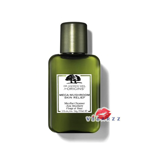 (Tester 30mL) Origins Dr.Andrew Weil for Origins Mega-Mushroom Relief & Resilience Soothing Origins Micellar Cleanser ล้างหน้าแบบไม่ต้องใช้น้ำ ด้วยโลชั่นเช็ดทำความสะอาดผิวหน้าสูตรน้ำ อ่อนโยนใช้ได้ทั้งผิวหน้าและรอบดวงตา ทำความสะอาดได้อย่างหมดจ